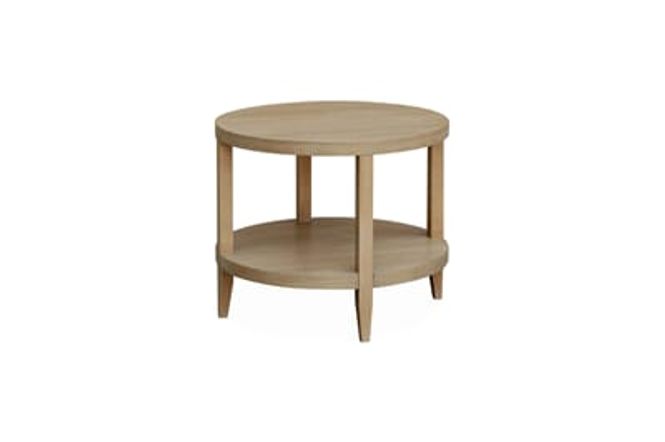 Hovedbilde Sidebord Morris Ø60x50 Natur grov eikefiner