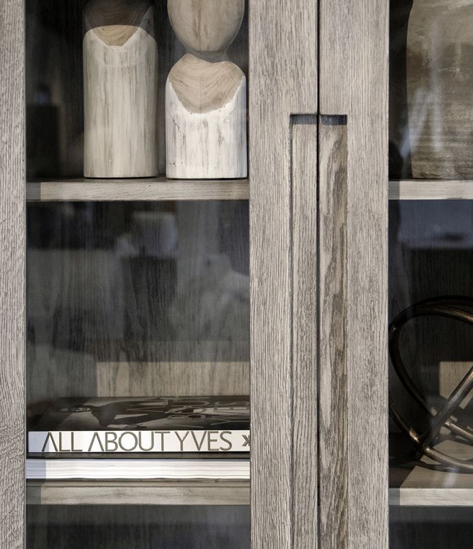 Hunter Vitrineskap i grey oak 06-86113