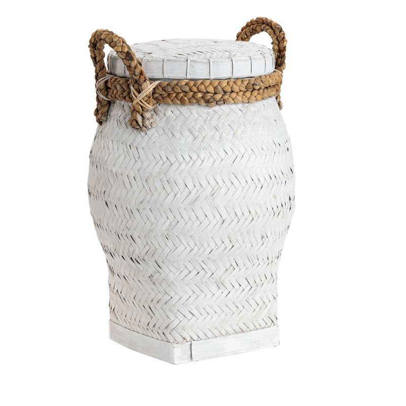 DAVAO Snake Basket L white