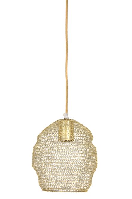 Hovedbilde Hanging lamp Ø18x20 cm NOLA wire light gold  ...