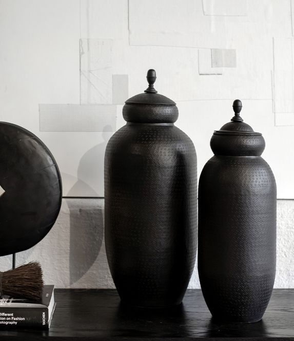 Hovedbilde Vase med lokk GENUA LARGE 06-27319