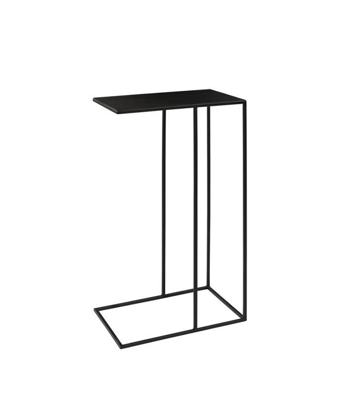 TARLY Svart metall sidebord