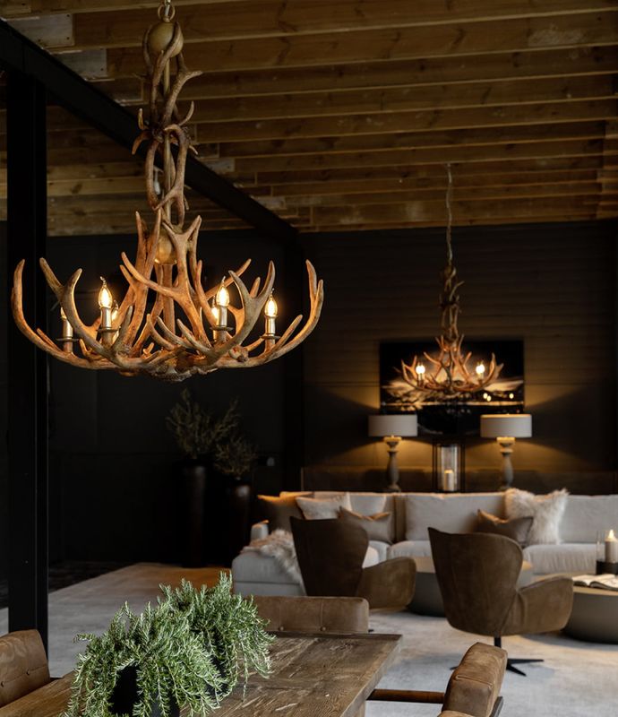 ANTLER CHANDELIER w 92 x d 85 x h 113 cm 82-50500