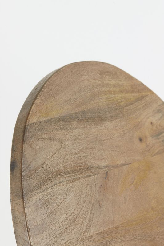 6767964 - Coffee table Ø70x40 cm BICABA wood matt dark brown