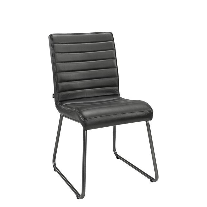 Hovedbilde SABINA EASY Dining armchair matt black taupe