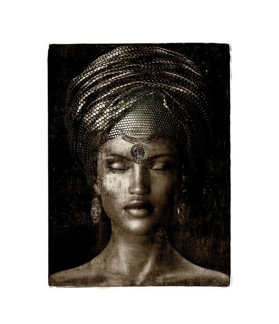 Hovedbilde GLAMOUR GIRL SEPIA 100x150cm GN8488-A printed på ...