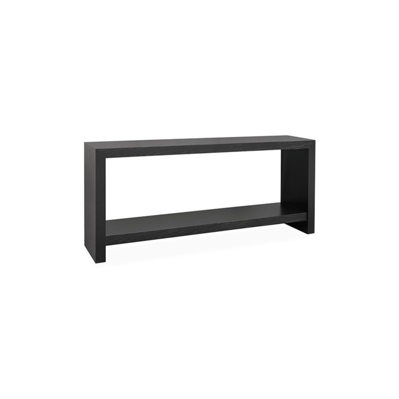 Konsoll bord London sort eik B: 160, D: 35, H: 70  