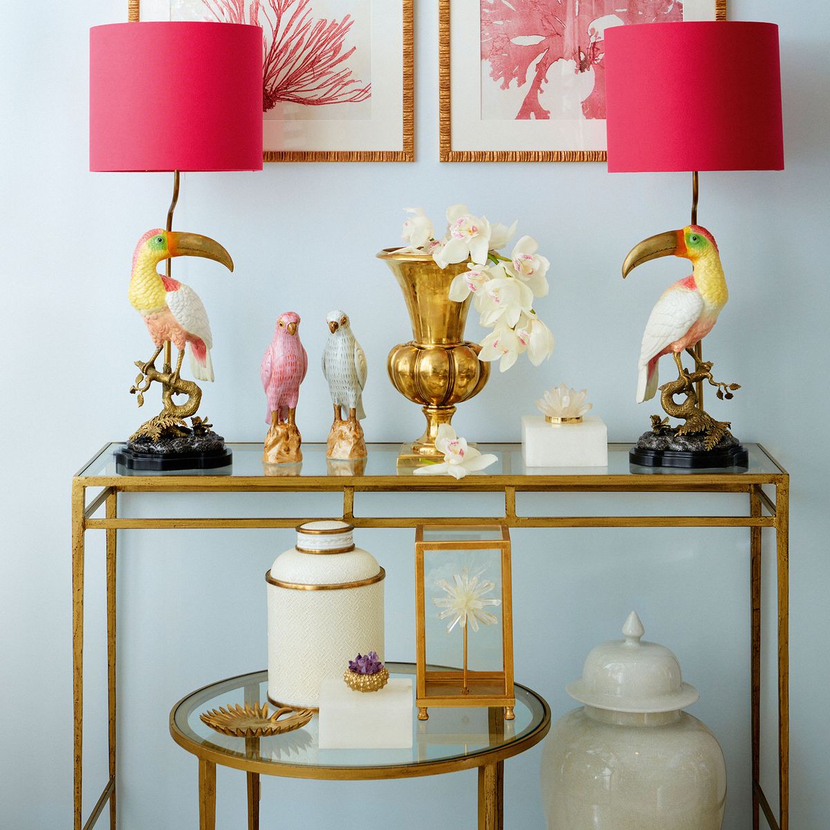 CONSOLE TABLE, RECT Item No: IN/GE/GGC292/GO/GL
