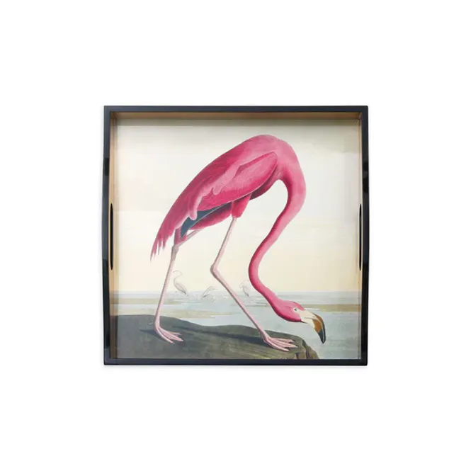 Hovedbilde Caspari Lacquer Square Tray, Audubon Birds ...