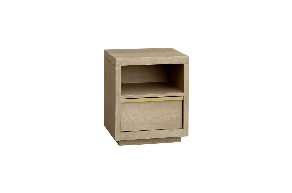  Sidebord / nattbord Fremont 50x60x42 Natur grov eikefiner  