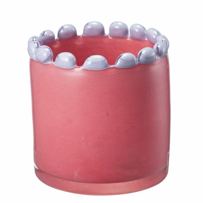 Hovedbilde ISABEL Lyslykt D11 H10,5 cm pale rose