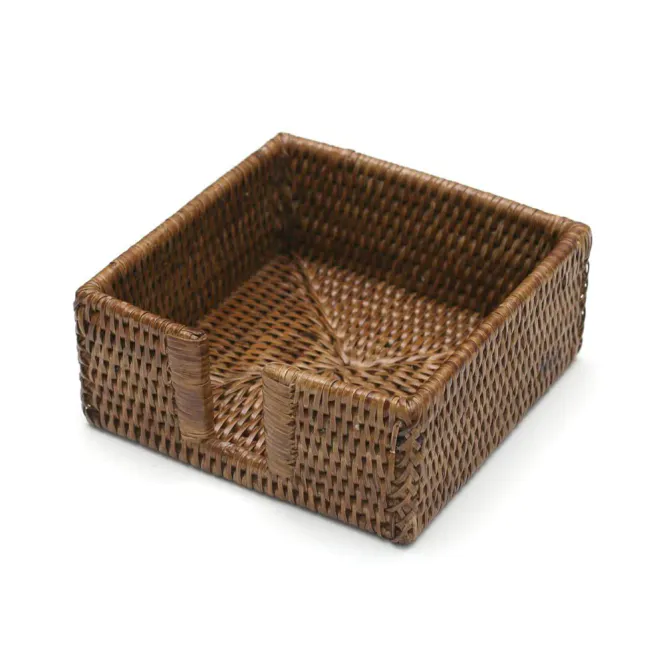 Hovedbilde Rattan Cocktail Napkin Holder in Dark Natural - ...