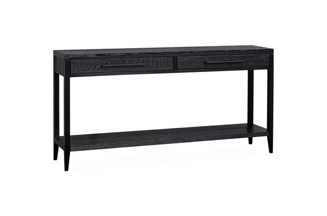 Hovedbilde Konsoll Morris 160x80x35 Black grov eiekefiner 