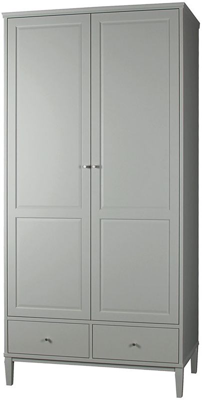 Stockholm 2.0 Garderobeskap Grey 99b 58d 202h