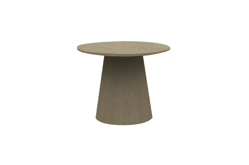  Sidebord Delta Ø55cm høyde 55cm Muskat grov eikefiner  