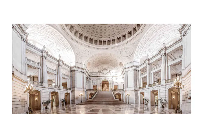 Hovedbilde Glass picture San Francisco City Hall 90cm ...