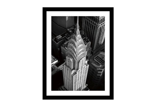 Hovedbilde Glass picture w/frame Chrysler Building 70cm x ...