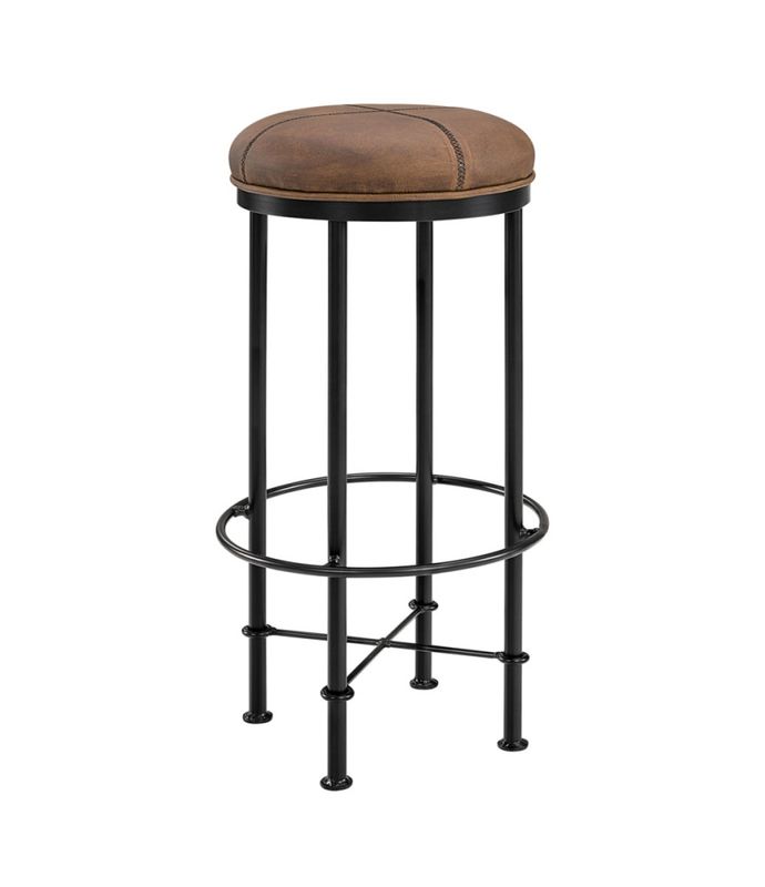 Barstol  EVAN brunt skinn 04-95112