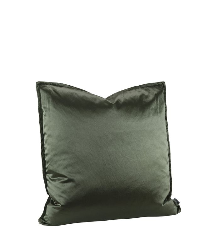 DORSIA GREEN putetrekk i 50x50 med kant
