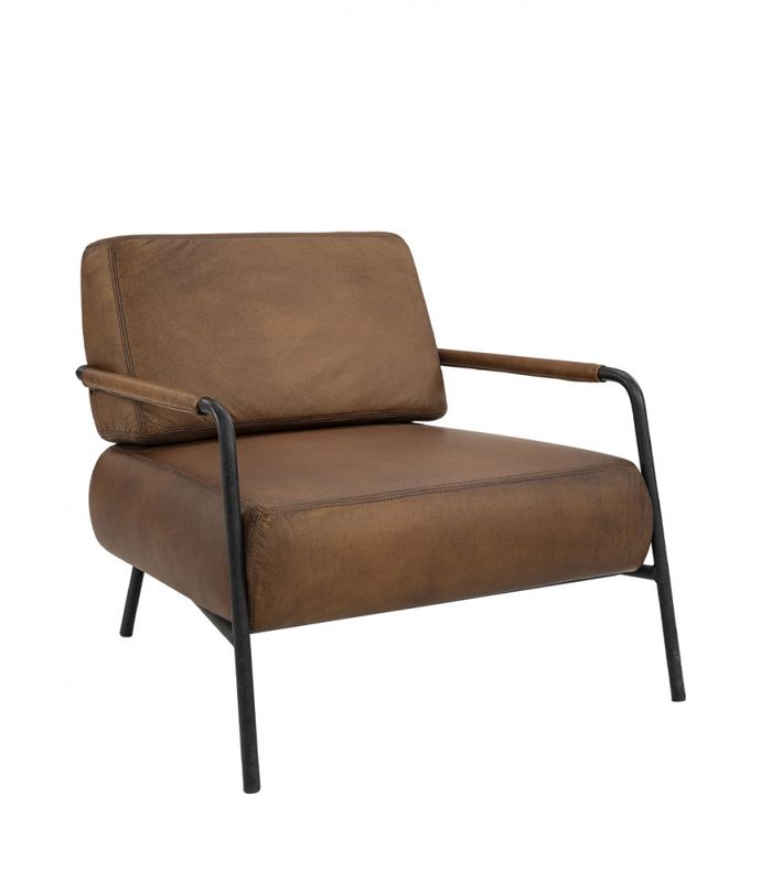 SINCLAIR Lenestol Skinn Brun