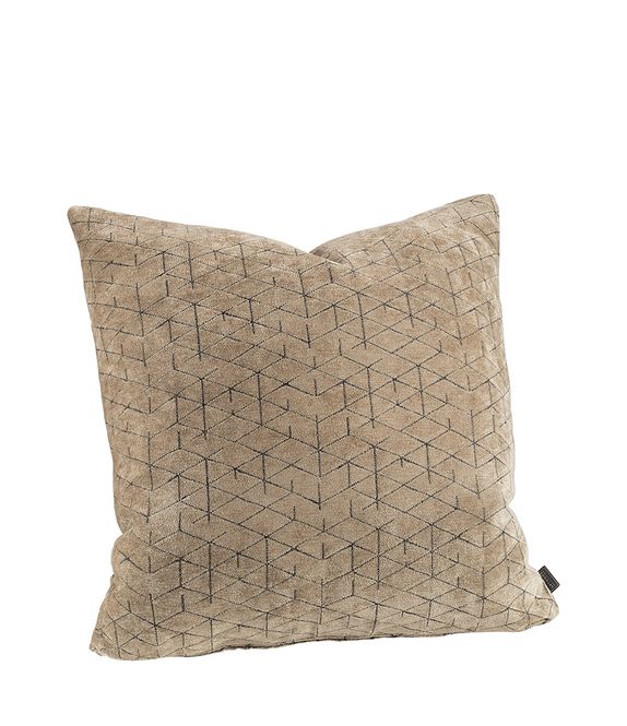 Hovedbilde LAUREL DIAMOND TAUPE putetrekk i 60x60