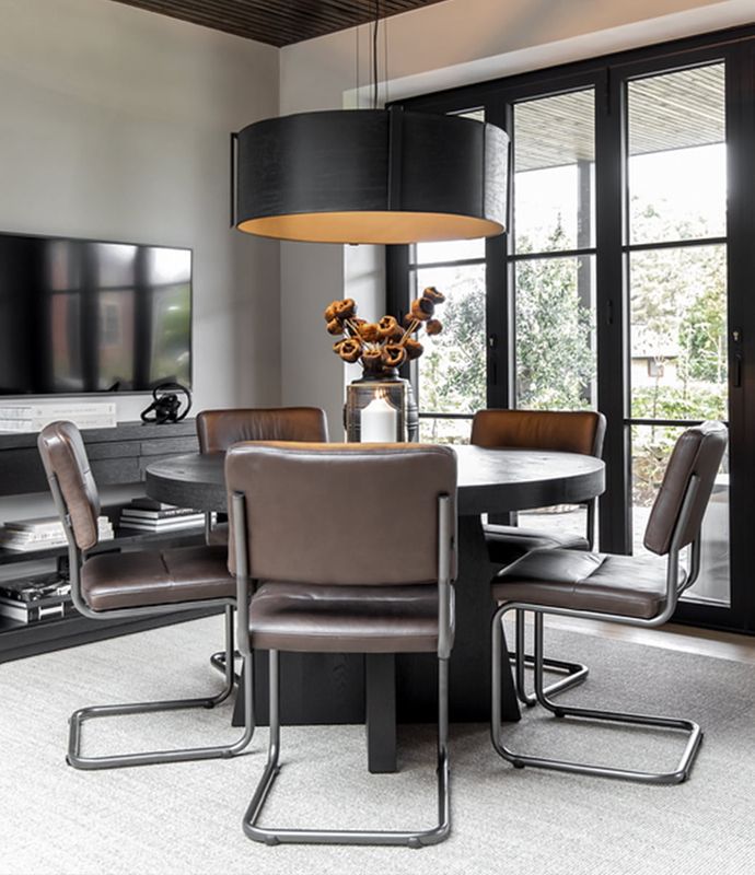 CASPIAN spisestuestol i skinn  04-97602