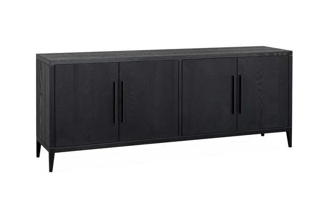 Hovedbilde Skjenk Morris 200x80x45 Black grov eikefiner