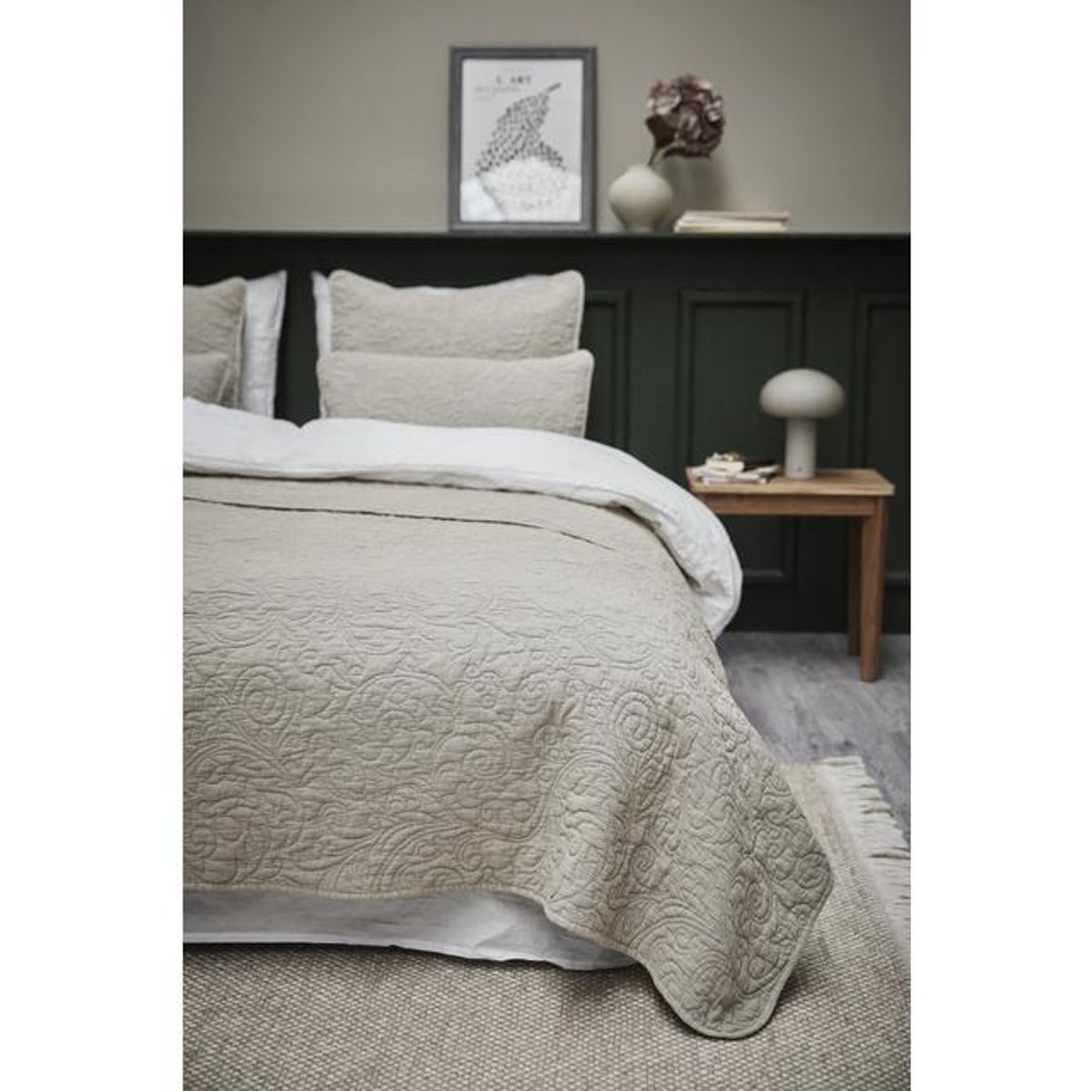 Isabelle bedspread 260X240X cm. Linen - sengeteppe