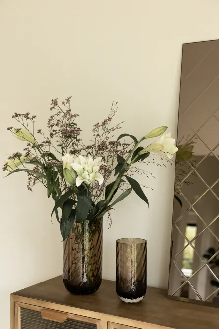 Hovedbilde Meadow Swirl Cylinder Vase - Topaz Small SKU: ...