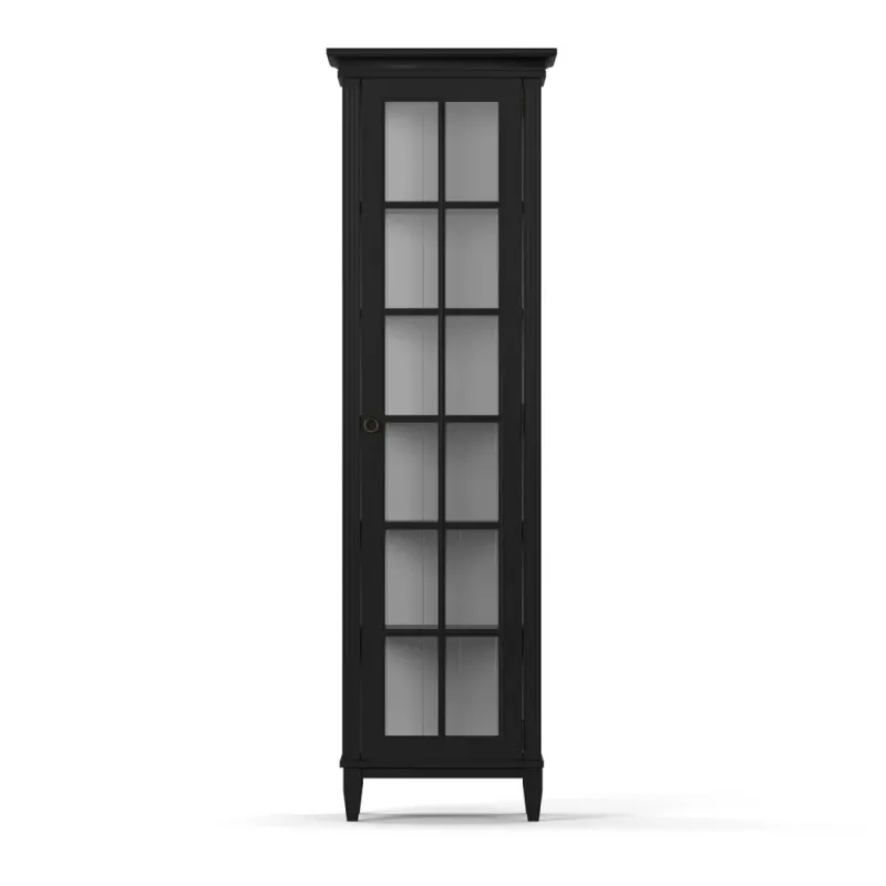 Stockholm Black  Vitrinskap glassider 533BG