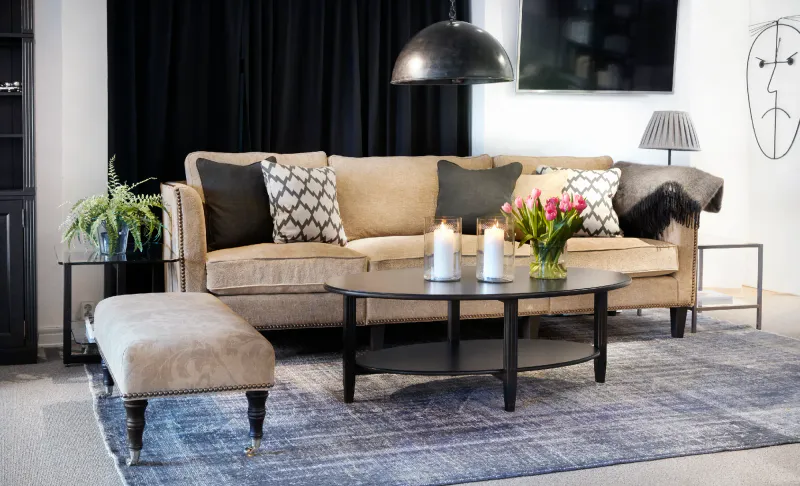 Carlton sofa fra Englesson 3 seter 216x95x90h 