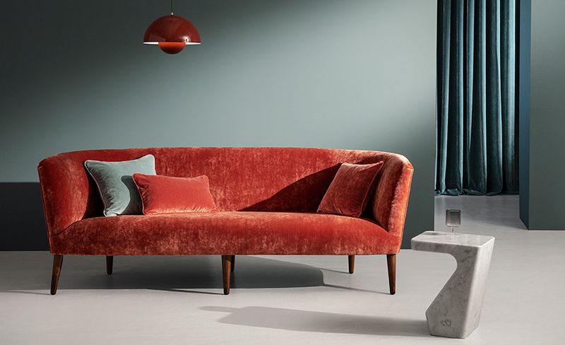 Faze Stain Repellent FR Velvet fra Kirkby Design  - SØK HER!