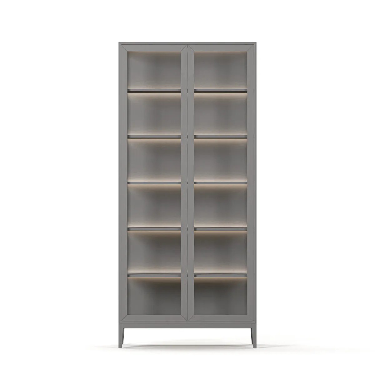 Edge 2.0 Vitrineskap med led lys 739