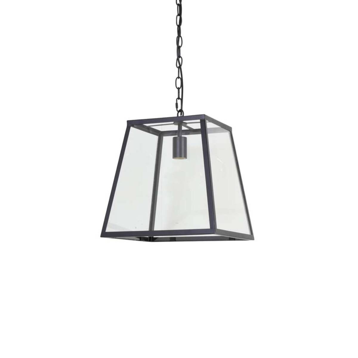  Hanging lamp 34x34x34,5 cm SAUNTE black+glas  Article number: 3