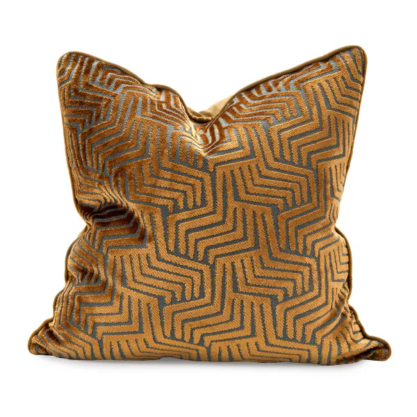 Hovedbilde  Pute 53x53 Cut Velvet Rust (Splender)  Varenr. ...